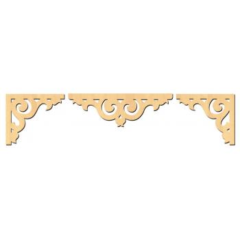 Mt15 Köşe Motif Ahşap Obje